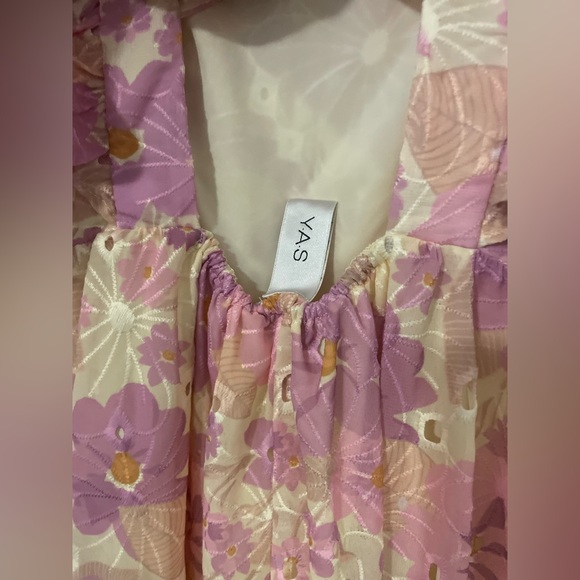 Multicolour Floral Ruffled Midi Dress - Picture 10 of 12